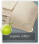 Poduszka puchowa jednokomorowa Organic Cotton AMZ - puch 90%